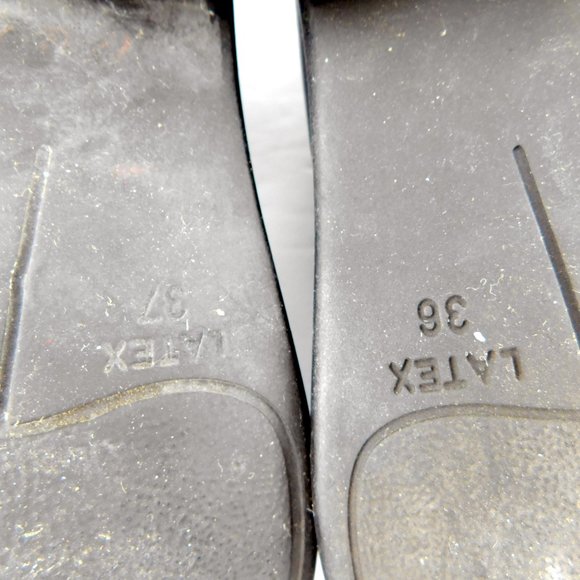 BEAUTIFEEL Black Leather Mary Jane Flats 36&37 Mismate - Picture 7 of 8